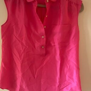 JCrew sleeveless silk top